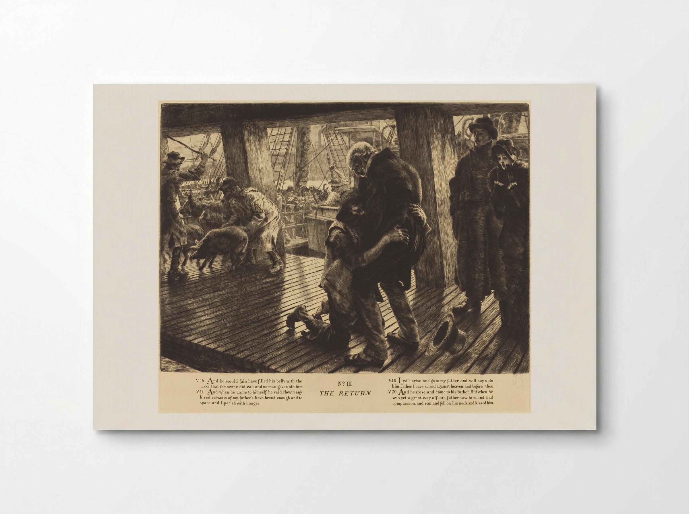 The Return - James Tissot - Poster
