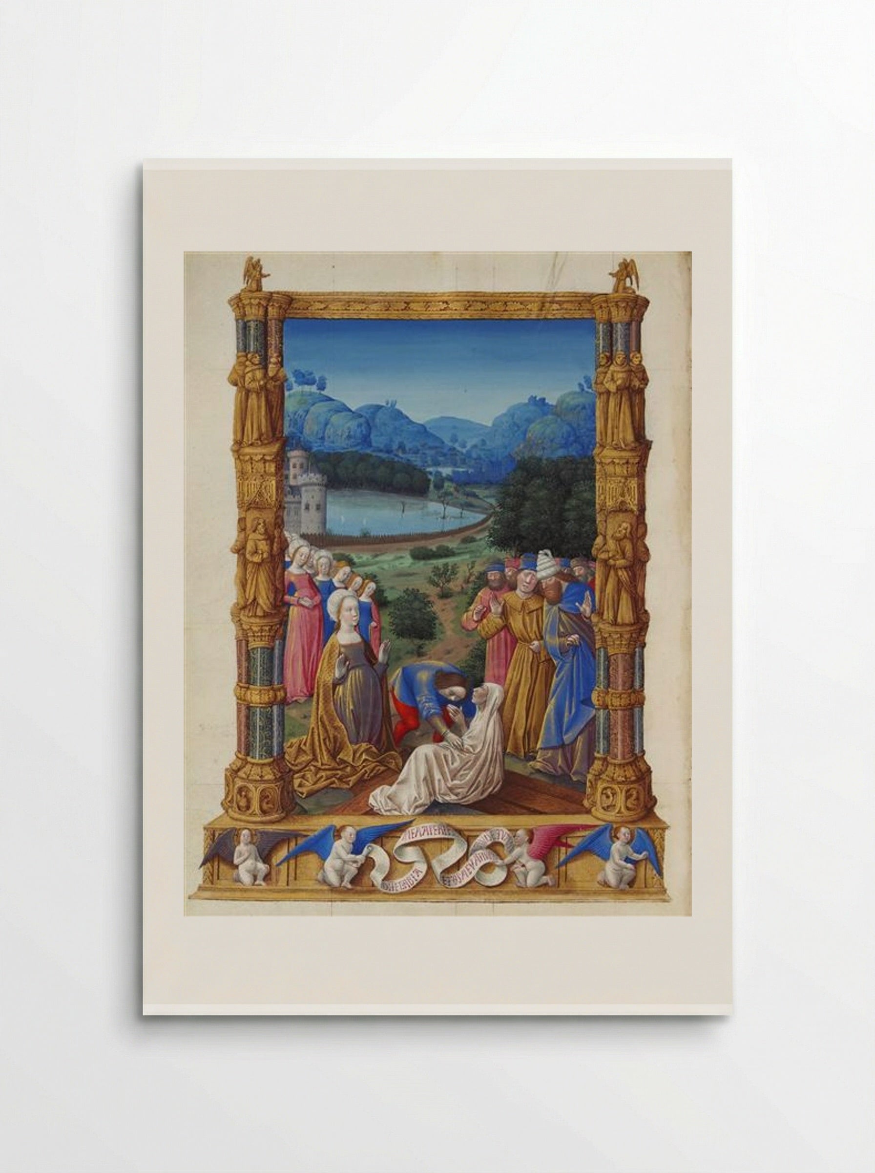The Revealing of the True Cross - Limbourg brothers - Poster