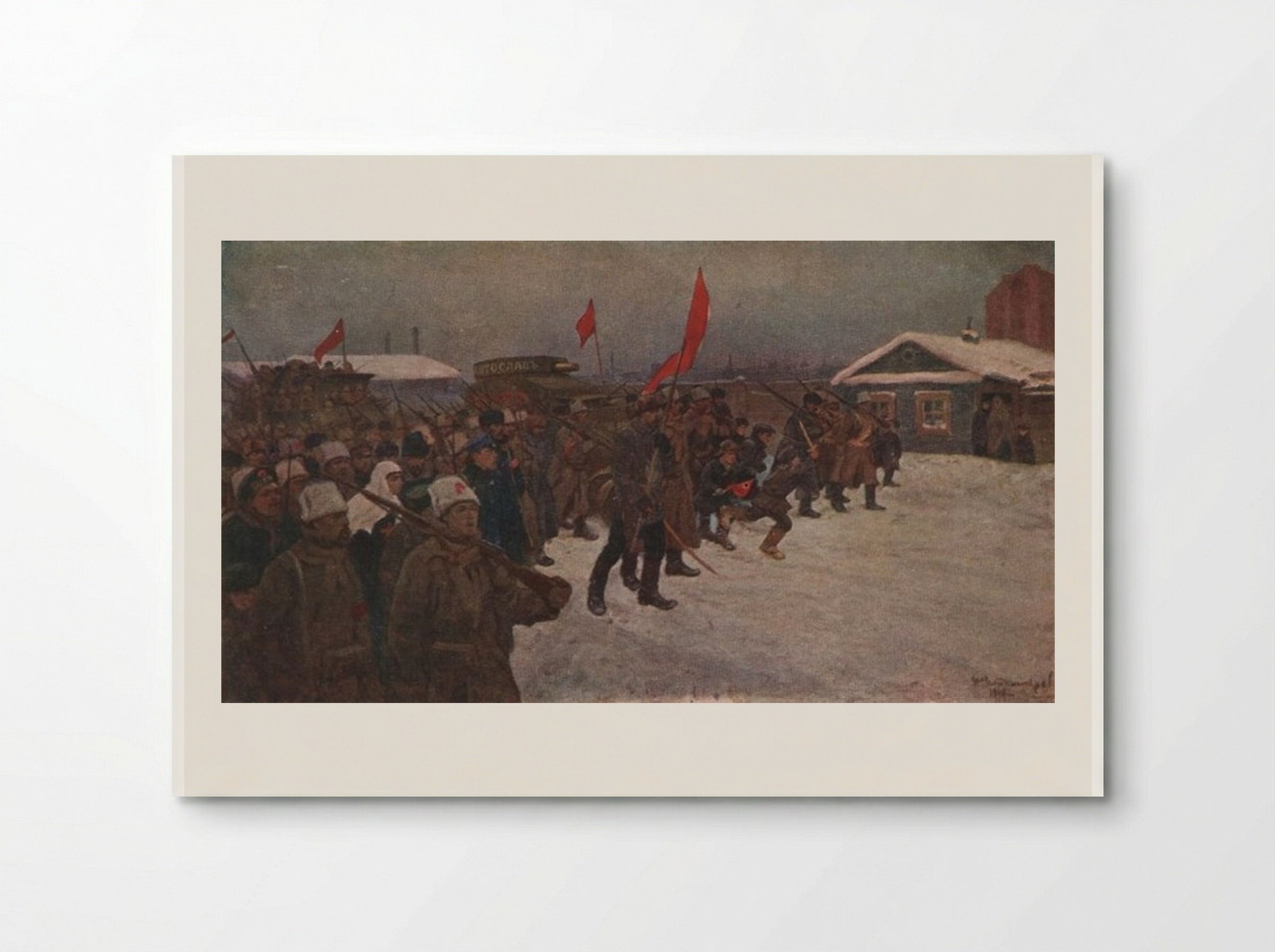 The Revolt of the Soldiers and Workers in the Days of February 1917 - Ivan Vladimirov - Poster