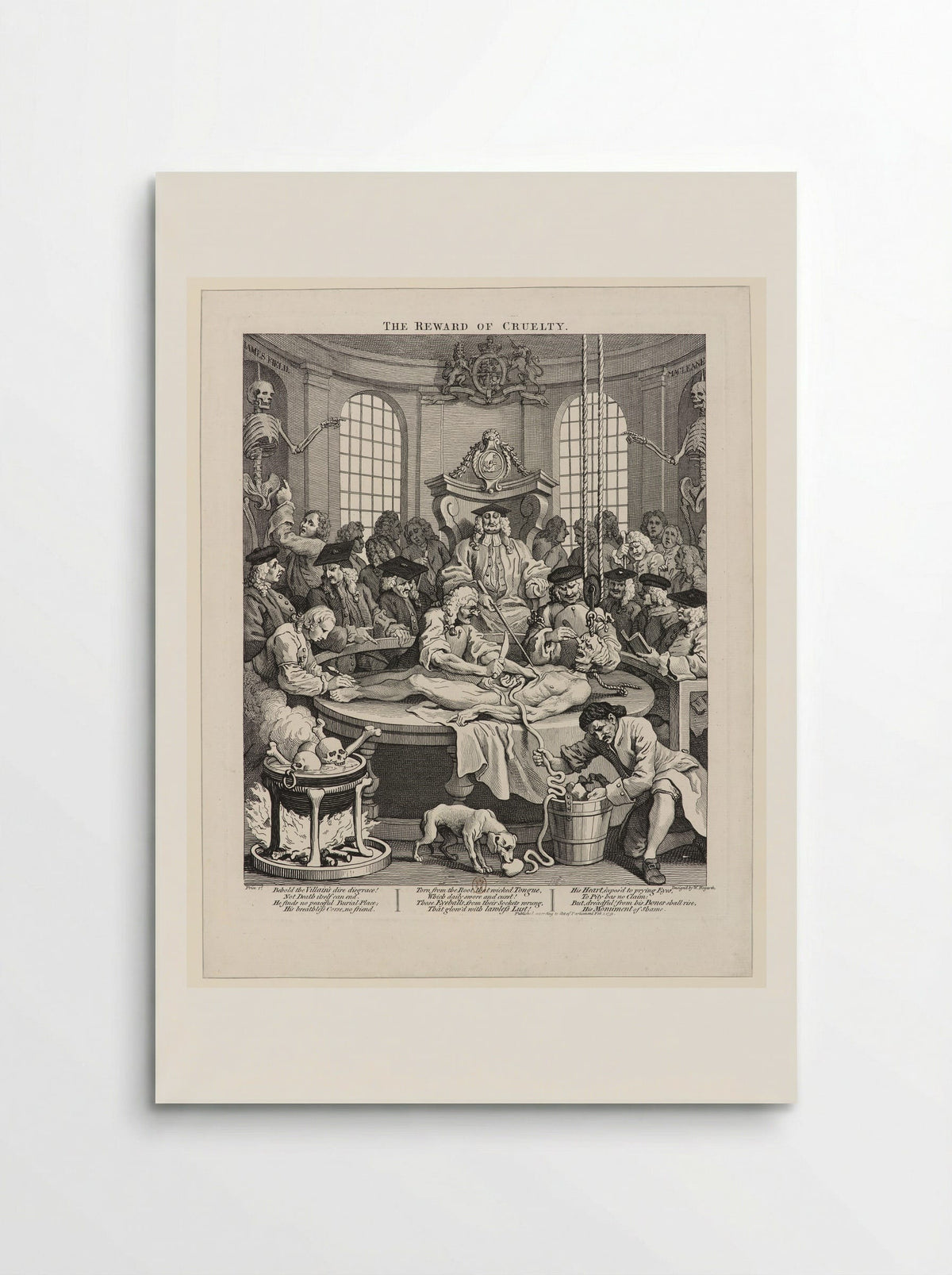 The Reward of Cruelty - William Hogarth - Poster