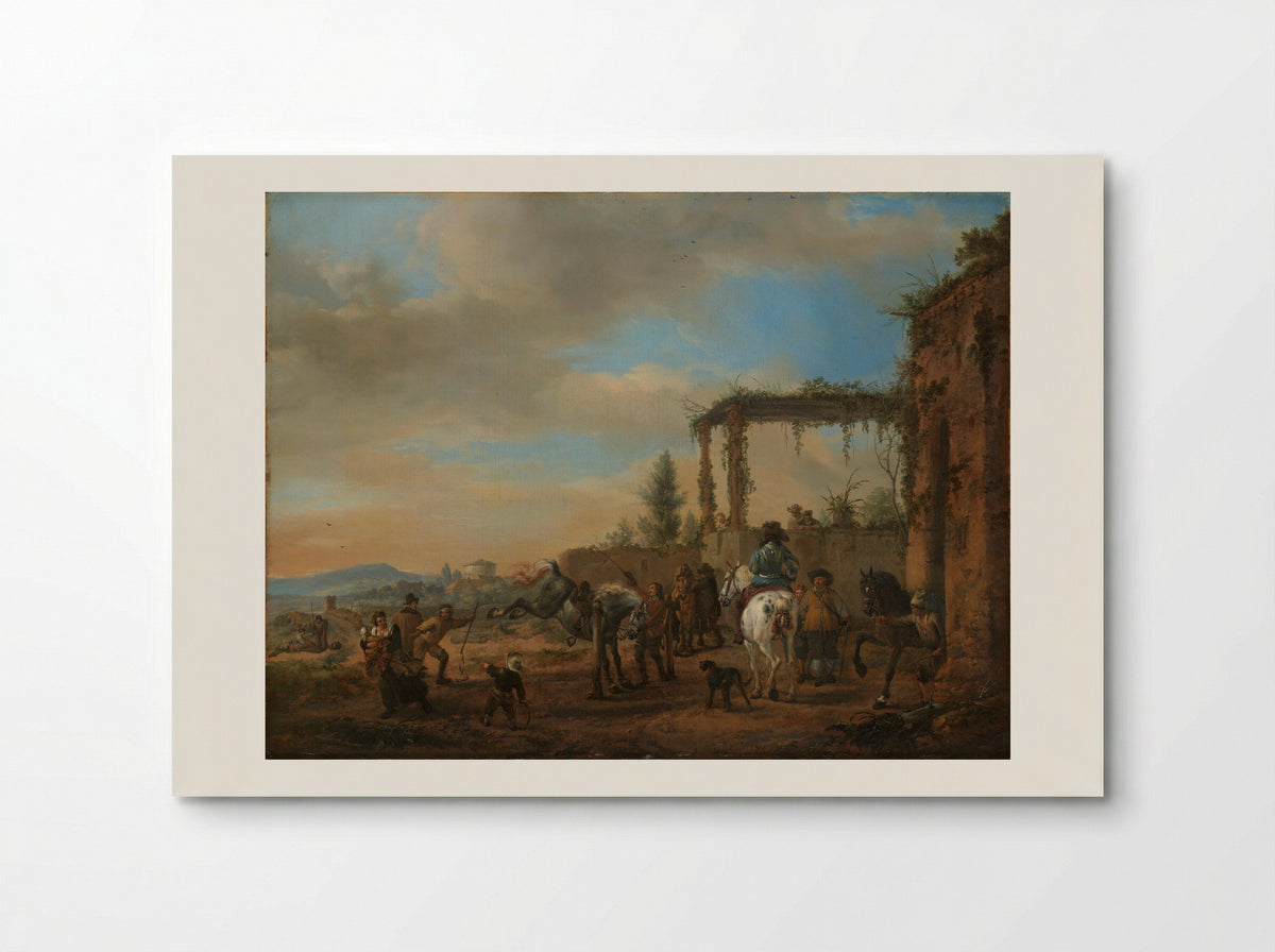 The Riding School - Philips Wouwerman - Poster