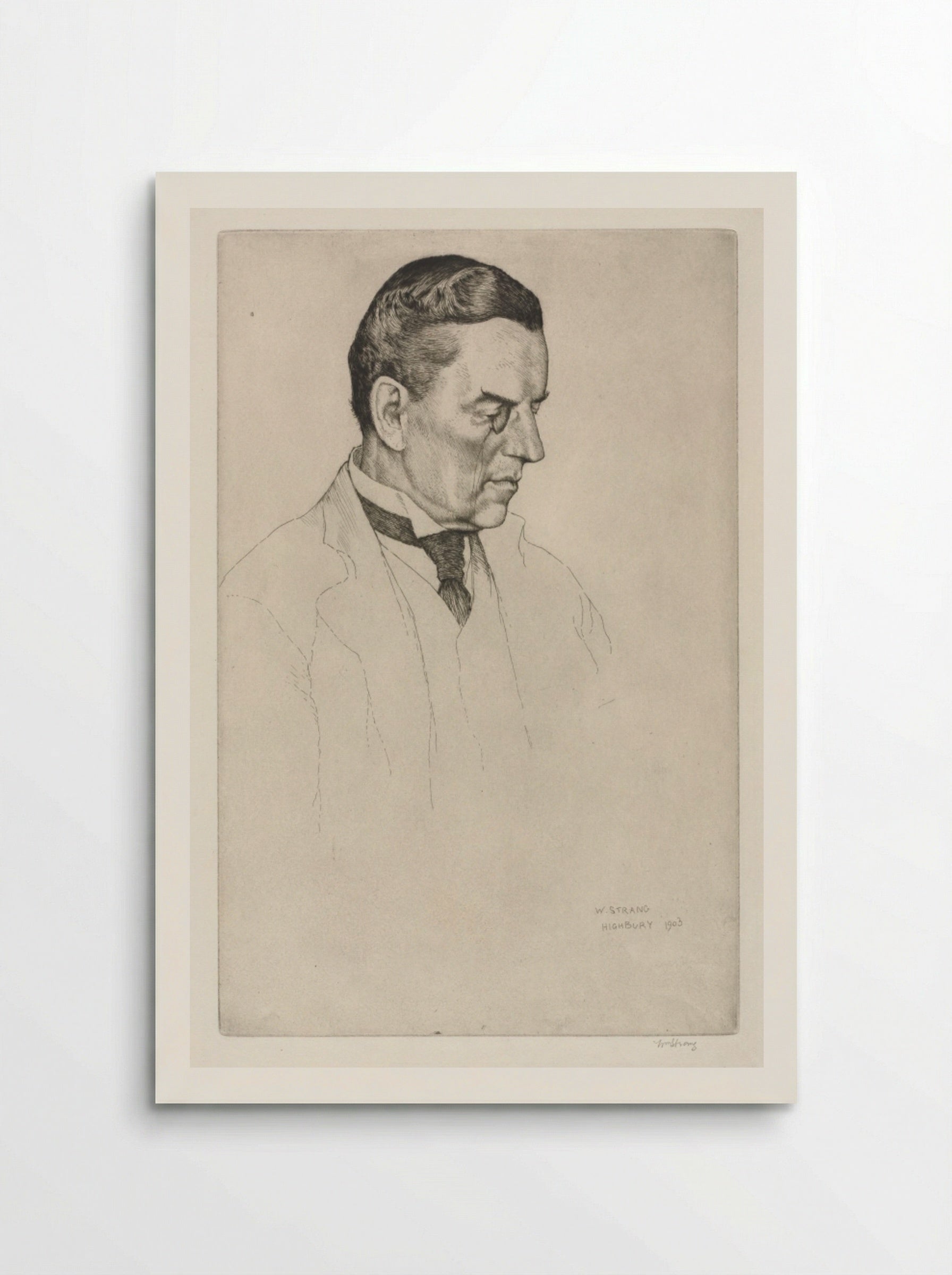 The Right Honorable Joseph Austen Chamberlain - William Strang - Poster