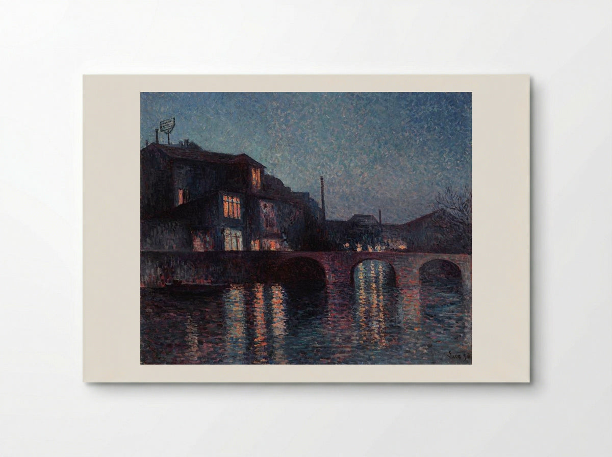 The River Sambre in Charleroi - Maximilien Luce - Poster