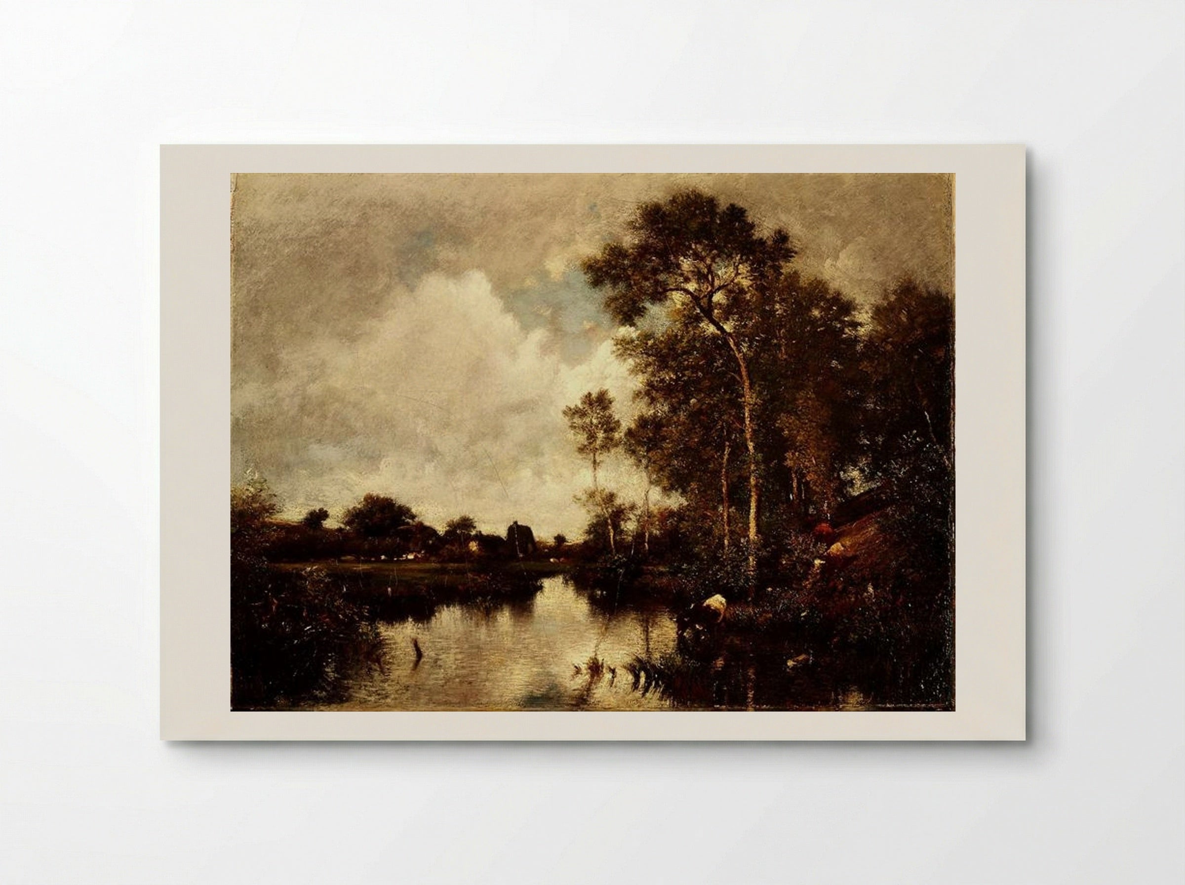 The River - Jules Dupré - Poster