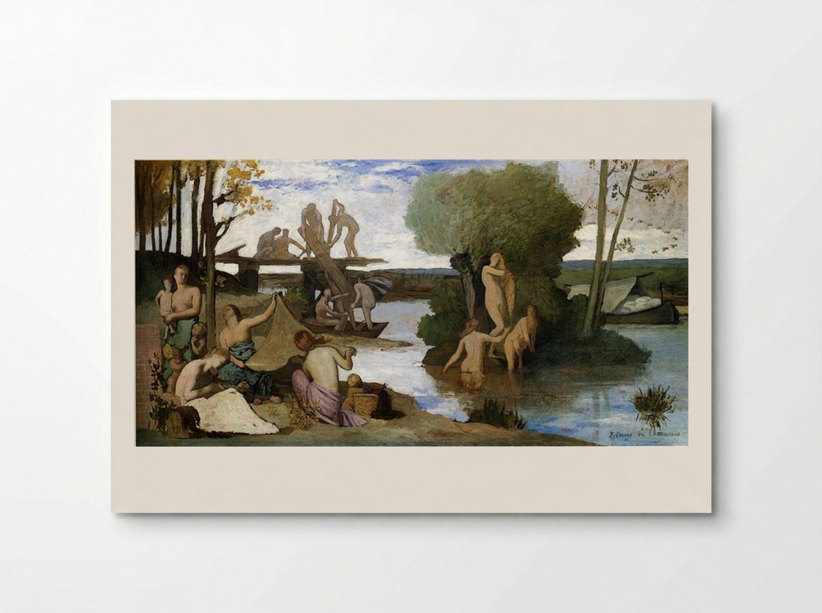 The River - Pierre Puvis de Chavannes - Poster