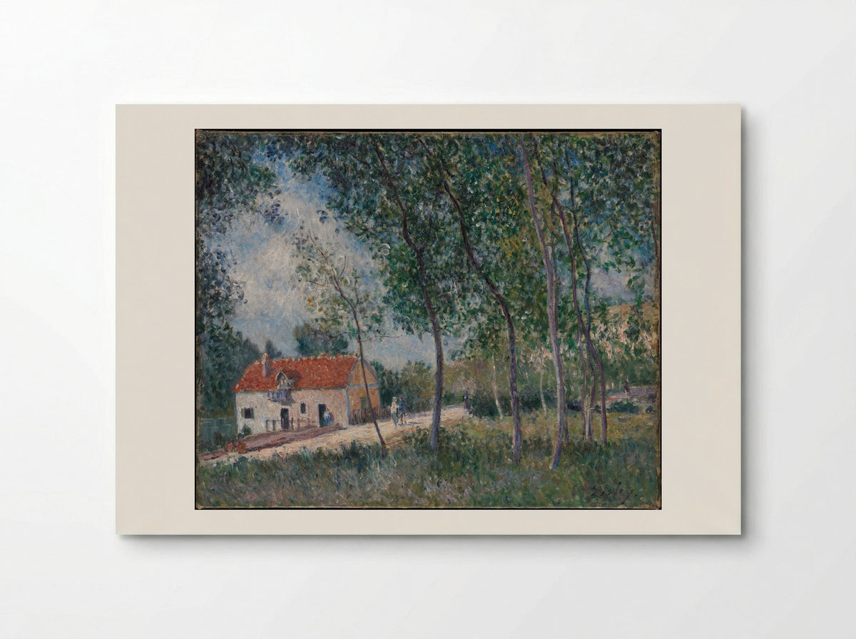 The Road from Moret to Saint-Mammès - Alfred Sisley - Poster