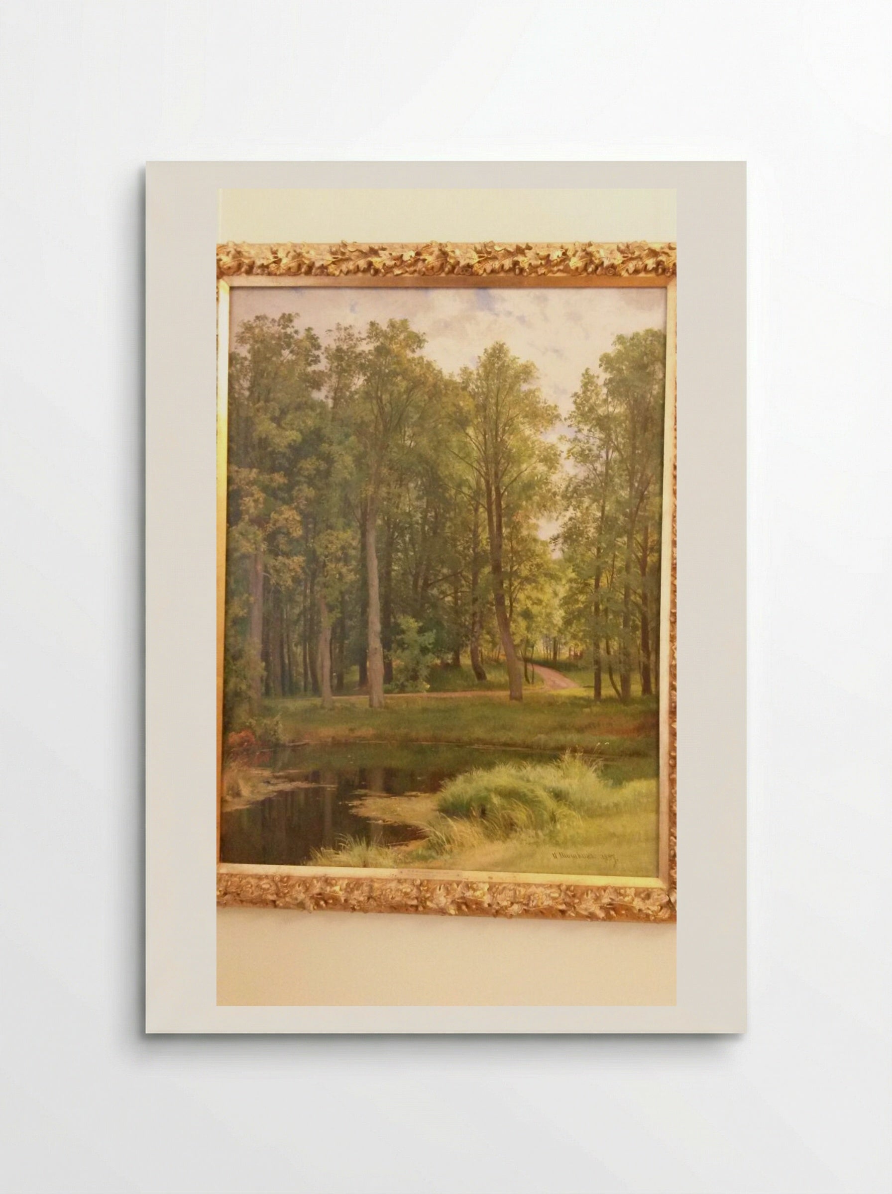 The Road in the Forest - Ivan Shishkin - Poster
