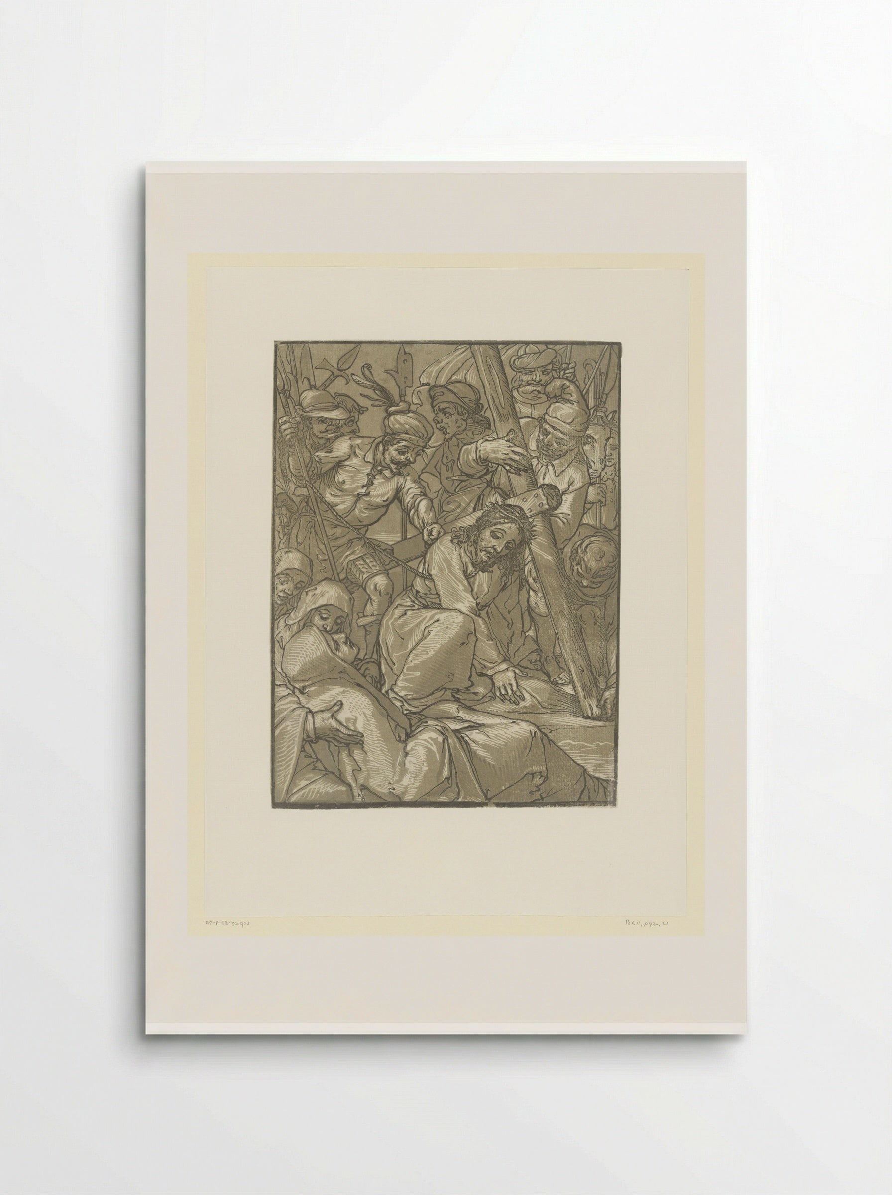 The Road to Calvary - Andrea Andreani - Poster