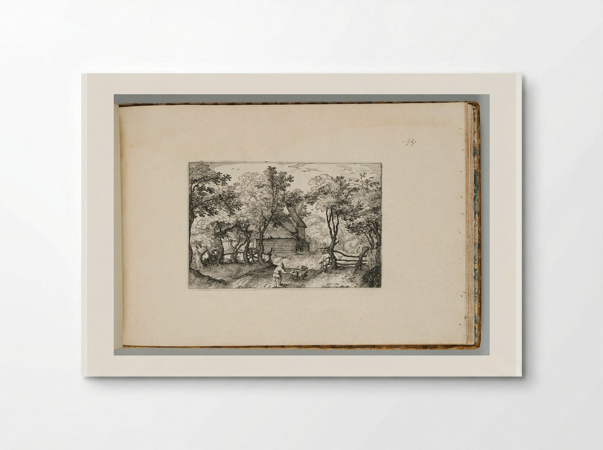 The Road towards Heemstede - Claes Jansz. Visscher - Poster