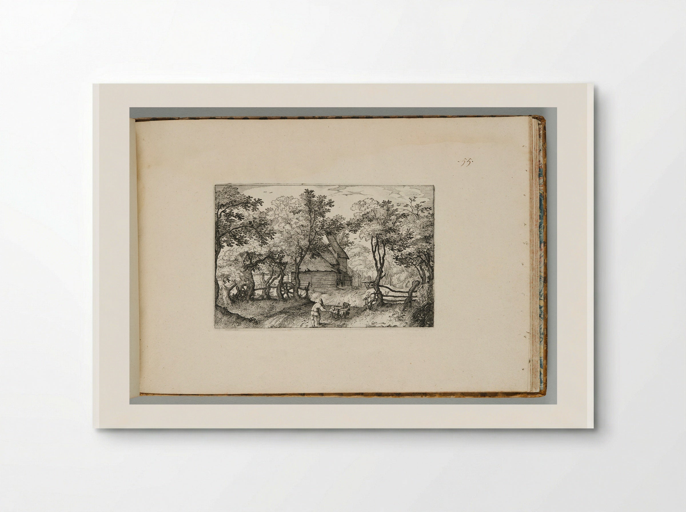 The Road towards Heemstede - Claes Jansz. Visscher - Poster
