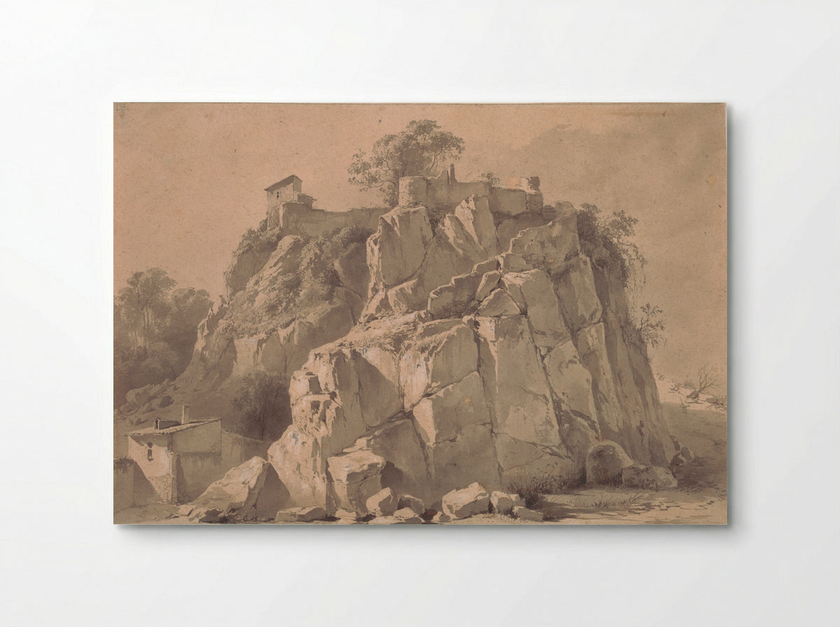 The Rock of Beauregard, Lyon - Jean Jacques de Boissieu - Poster