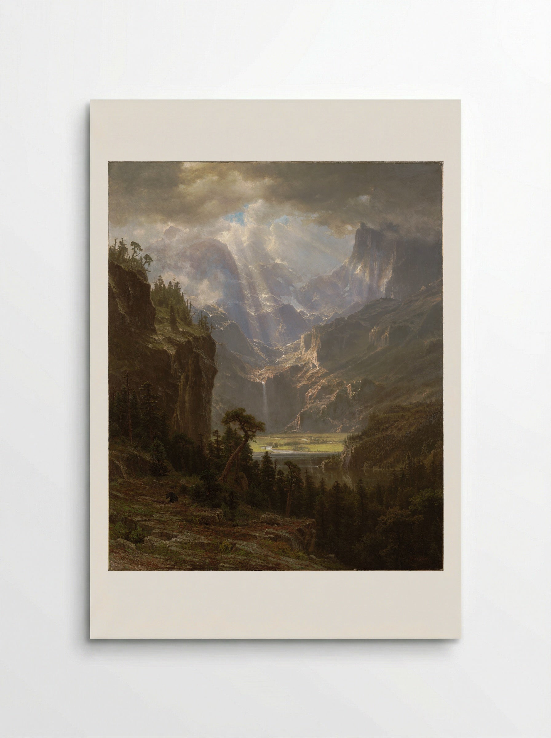 The Rocky Mountains, Lander's Peak - Albert Bierstadt - Poster