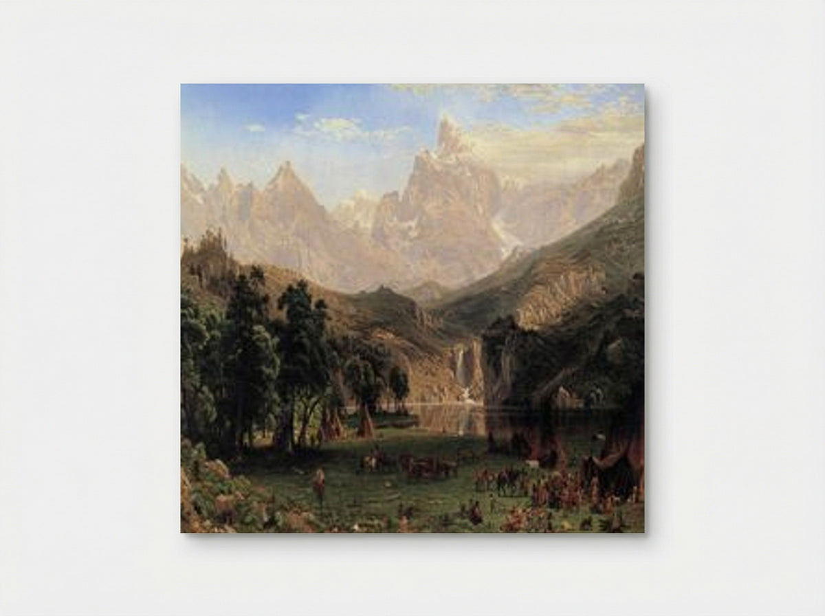 The Rocky Mountains, Lander's Peak - Albert Bierstadt - Poster
