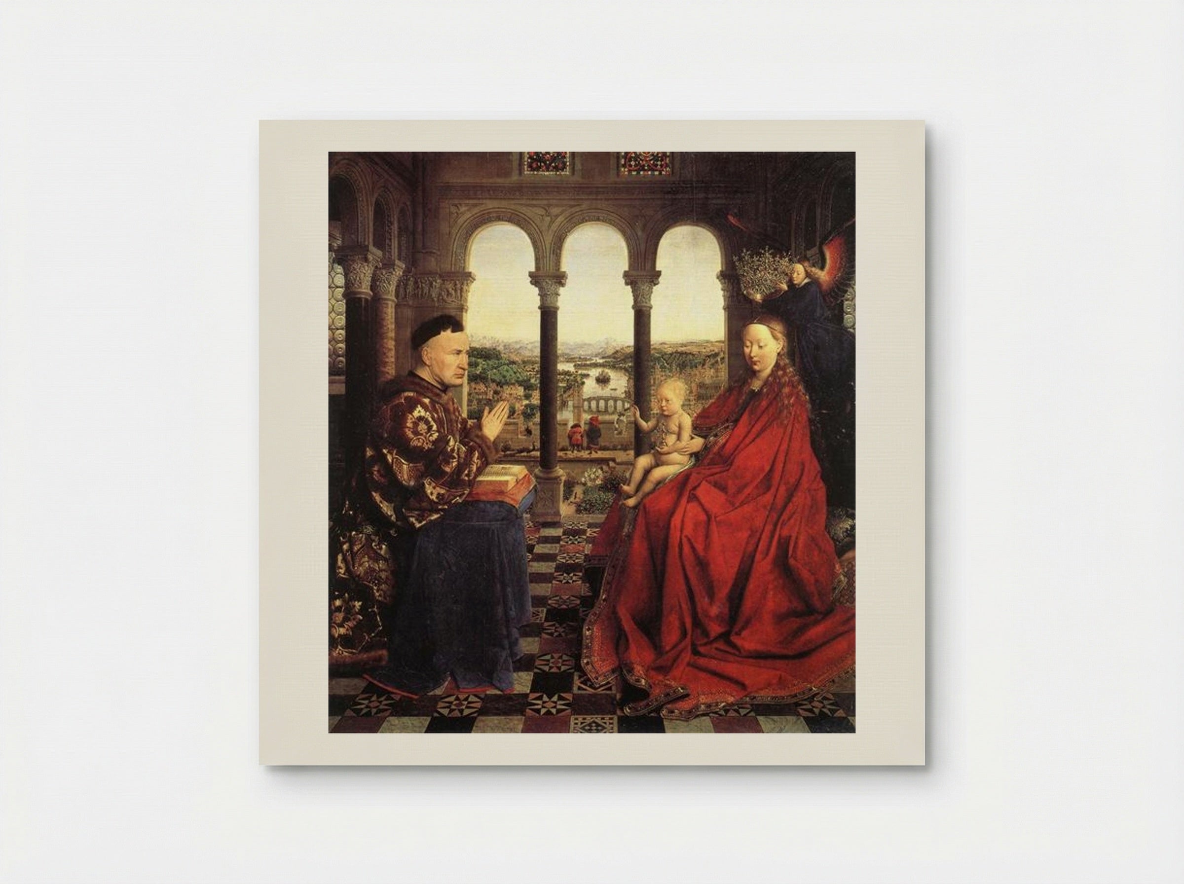 The Rolin Madonna - Jan van Eyck - Poster