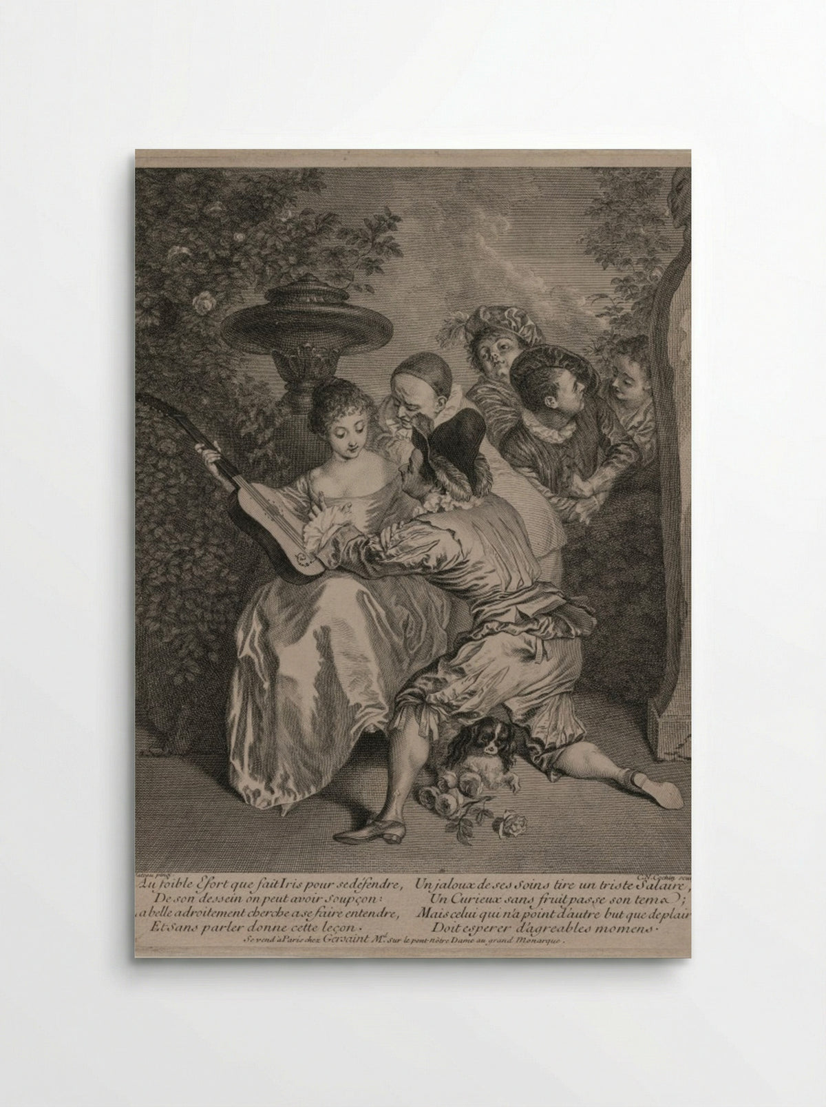 The Romancer - Charles-Nicolas Cochin - Poster