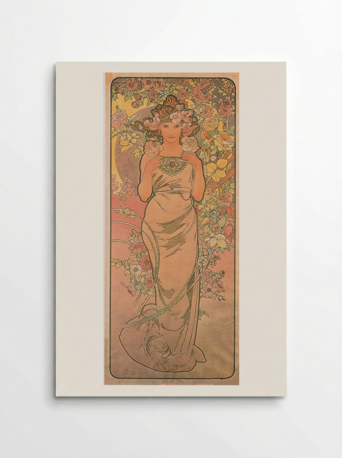 The Rose - Alphonse Mucha - Poster