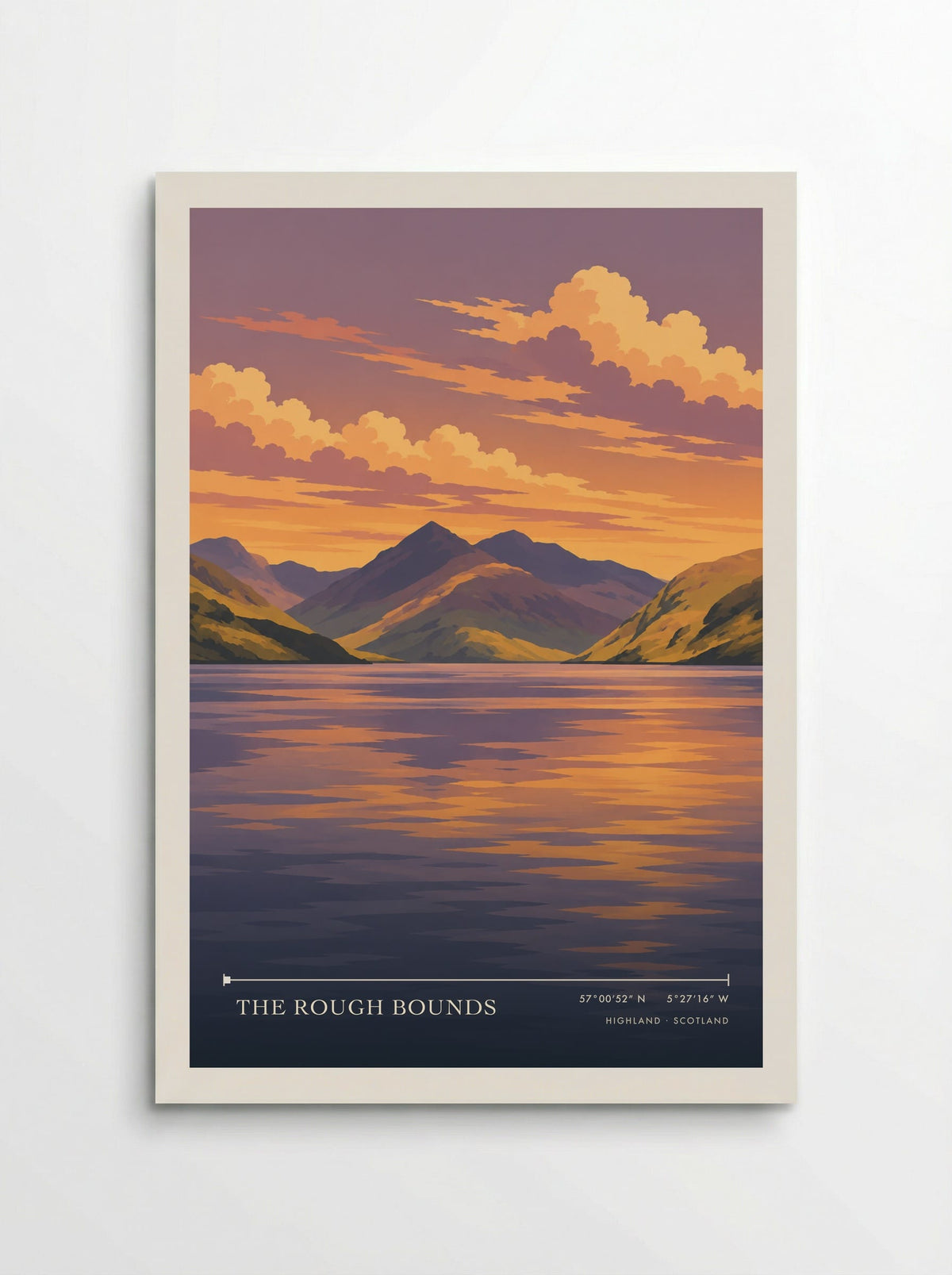 The Rough Bounds, Highland | Travel Poster - Poster