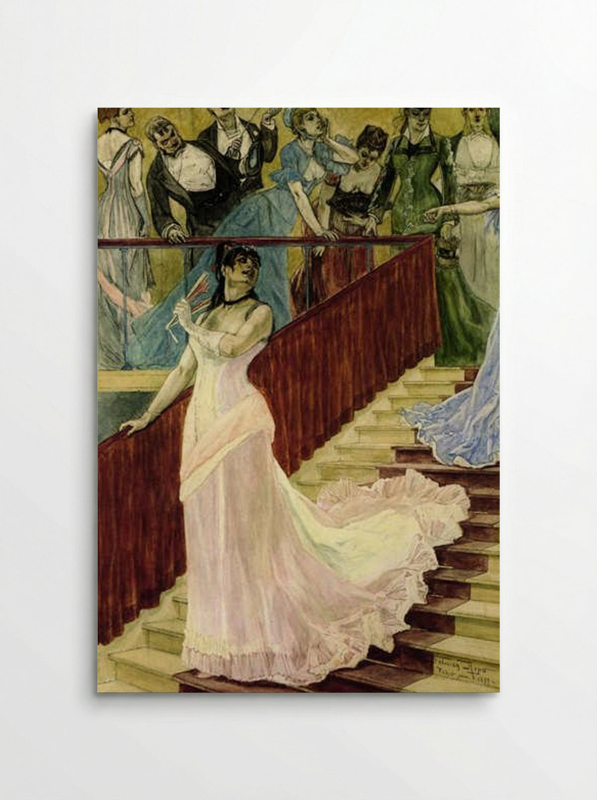 The Row - Félicien Rops - Poster