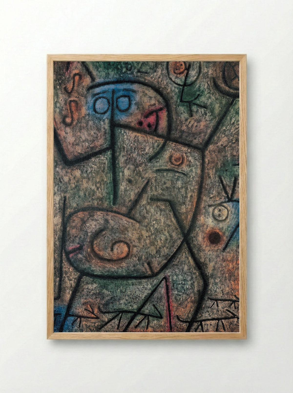 The Rumours - Paul Klee - Framed Print Wood
