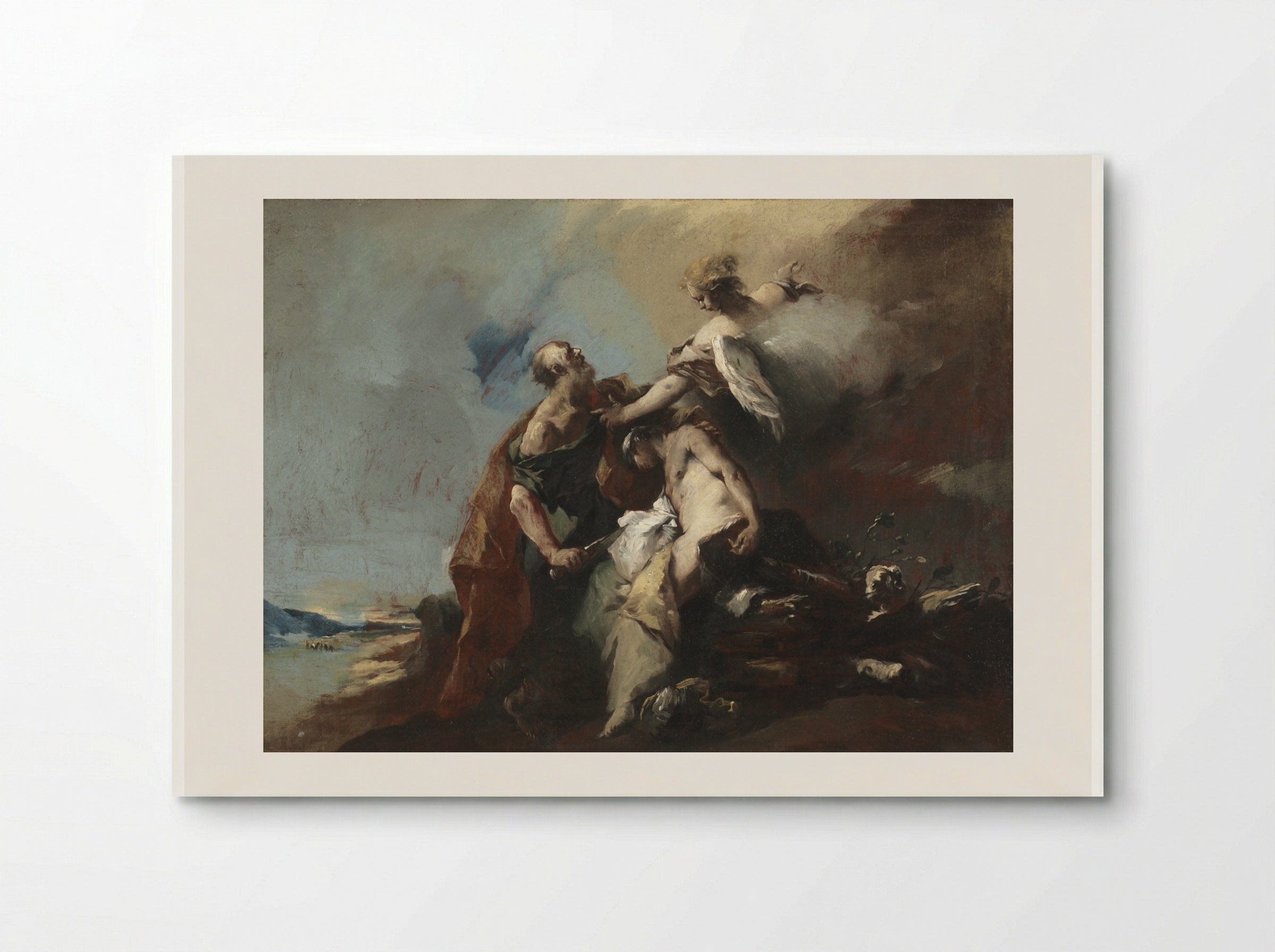 The Sacrifice of Isaac - Francesco Guardi - Poster