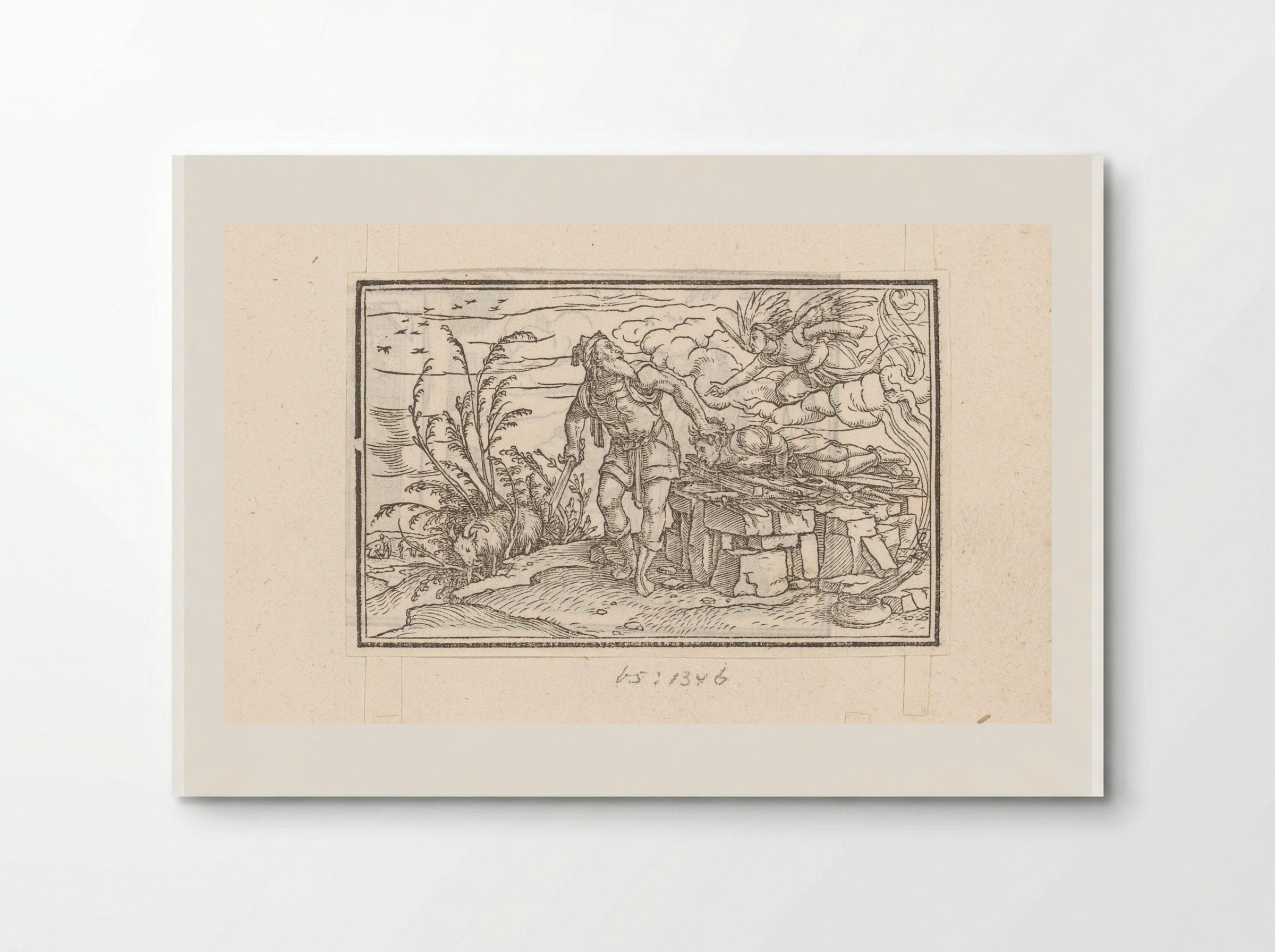 The Sacrifice of Isaac - Veit Rudolf Specklin - Poster