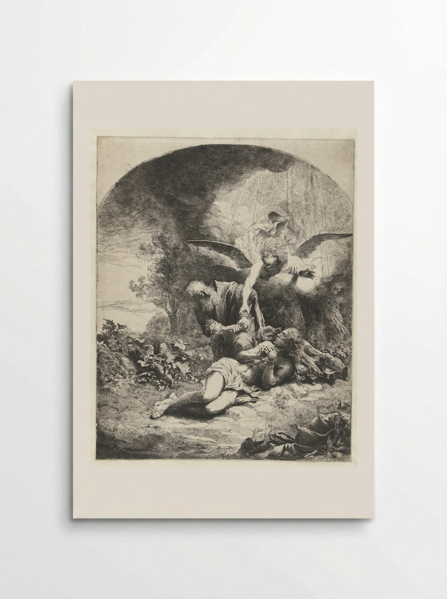 The Sacrifice of Isaac - Ferdinand Bol - Poster
