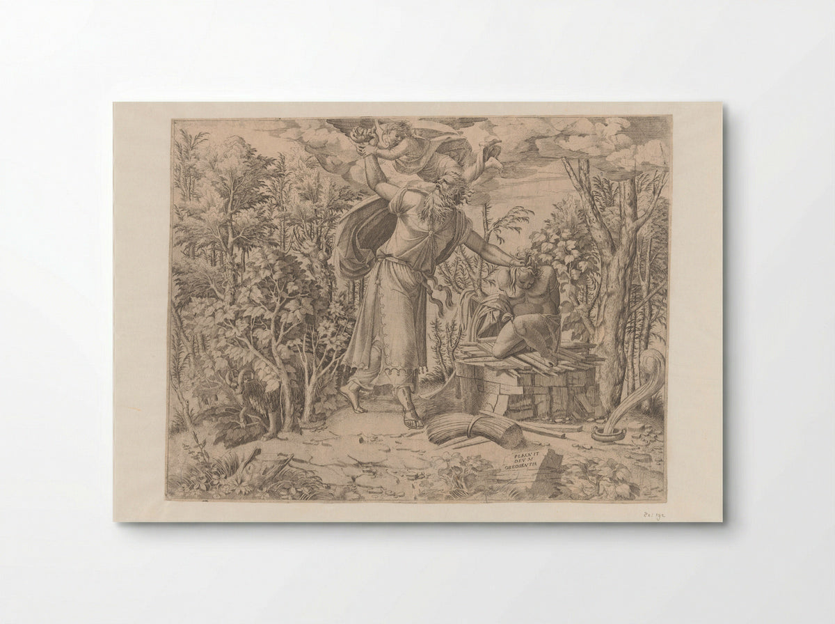 The Sacrifice of Isaac - Jean Mignon - Poster