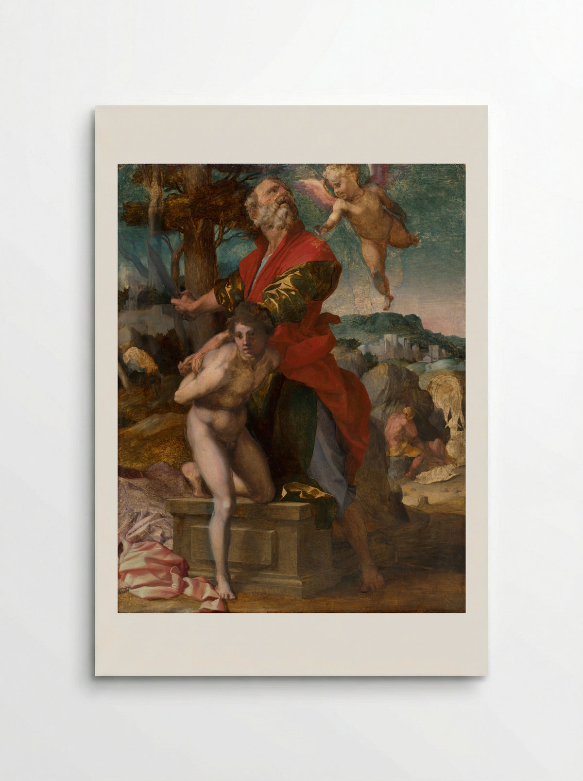 The Sacrifice of Isaac - Andrea del Sarto - Poster