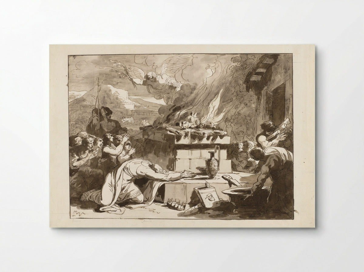 The Sacrifice of King David - Felice Giani - Poster