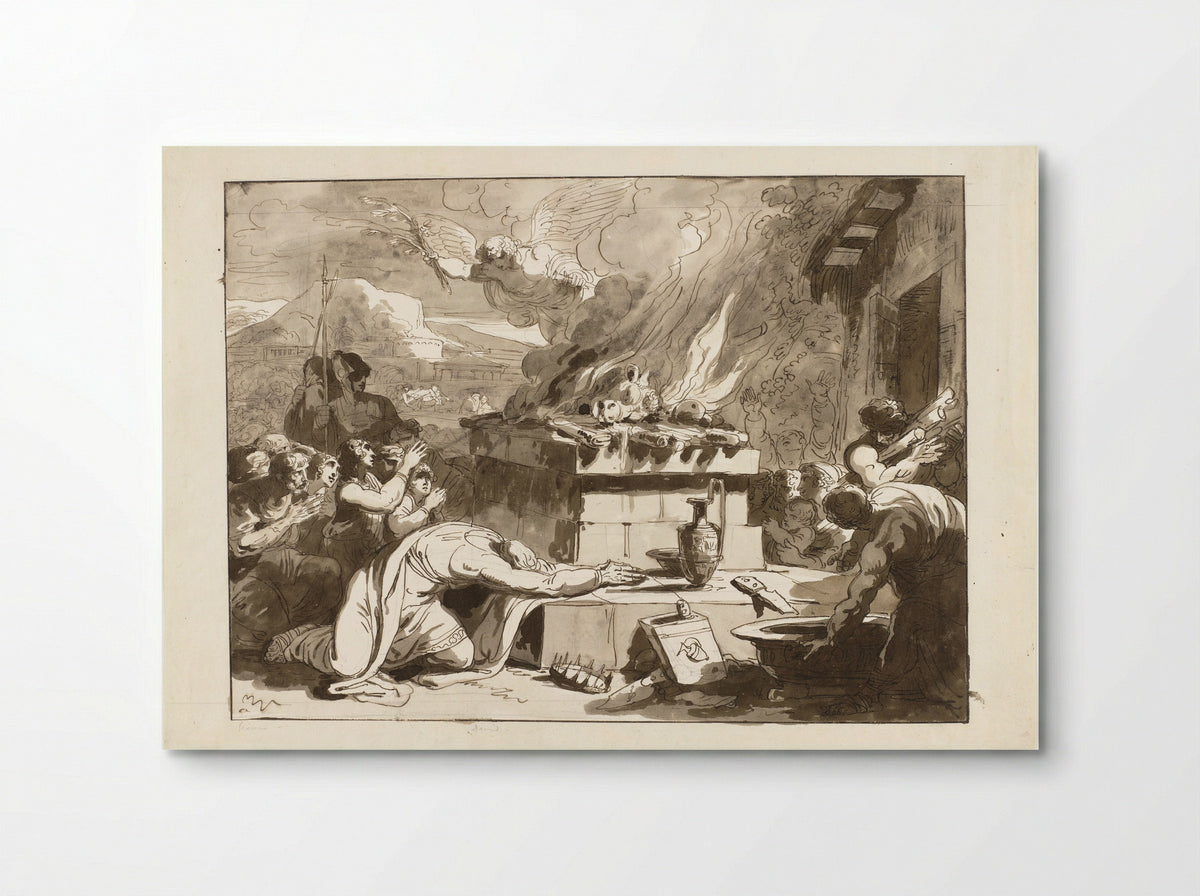 The Sacrifice of King David - Felice Giani - Poster