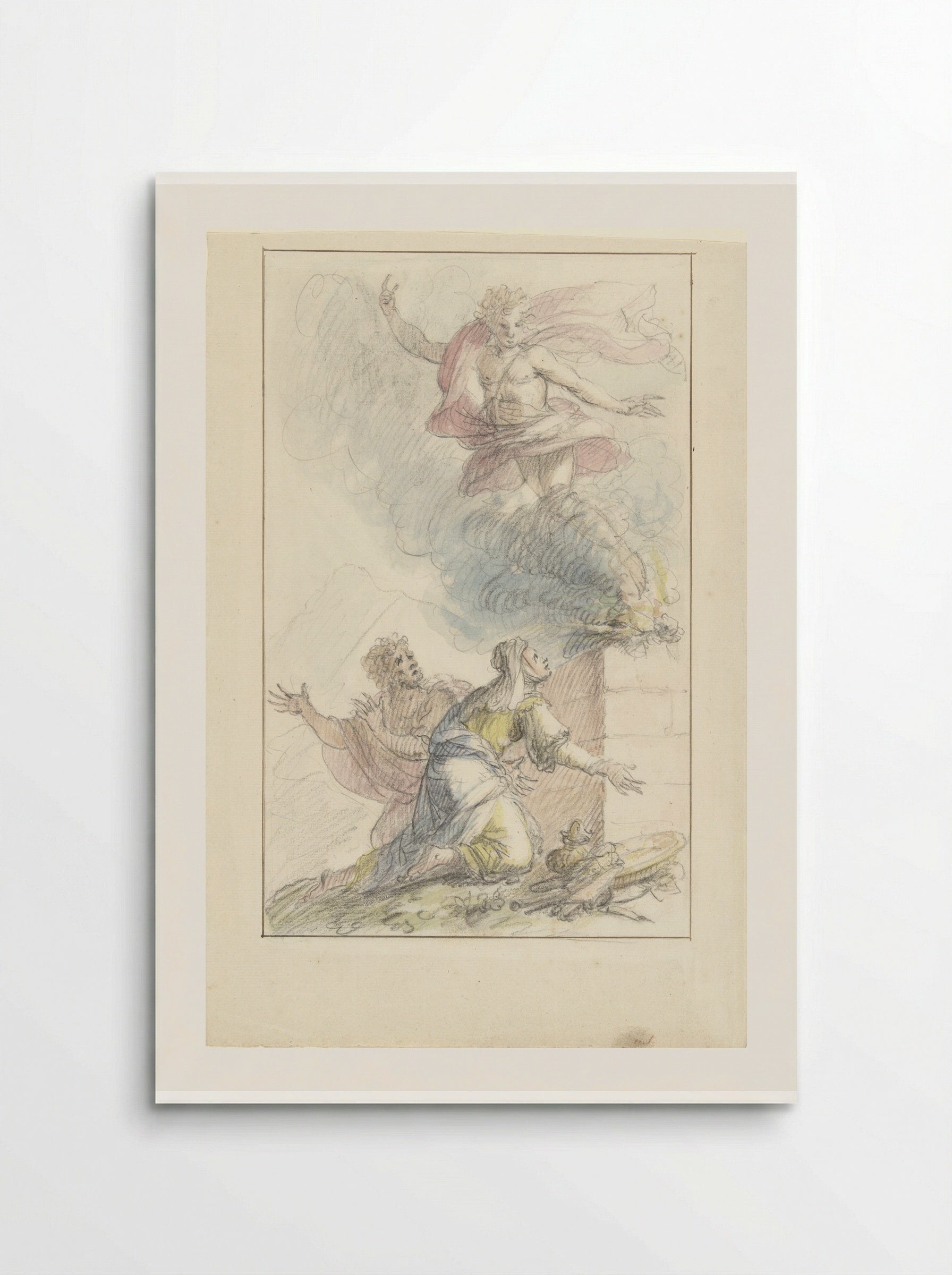 The Sacrifice of Manoah - Elias van Nijmegen - Poster