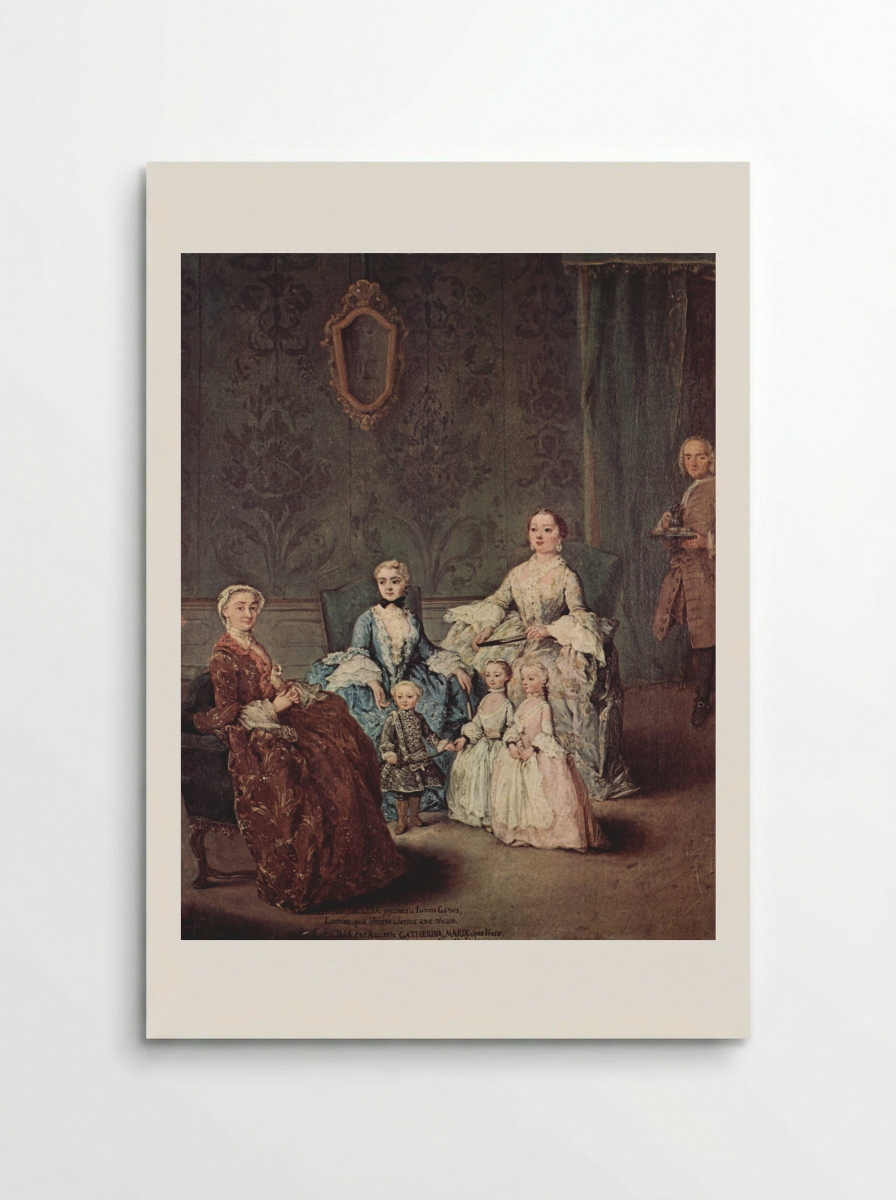 The Sagredo Family - Pietro Longhi - Poster
