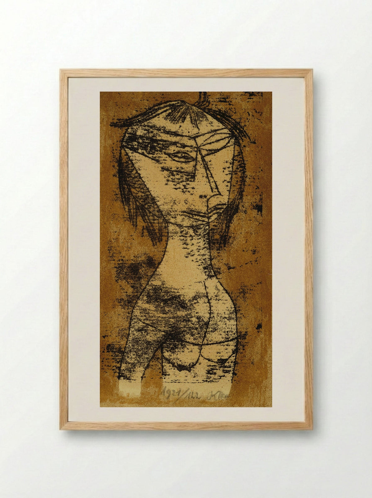 The Saint of Inner Light - Paul Klee - Framed Print Wood