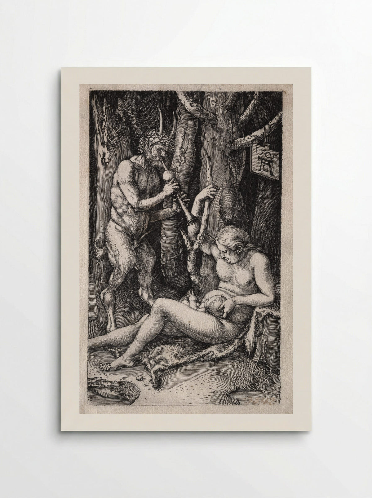 The Satyr Family - Albrecht Dürer - Poster