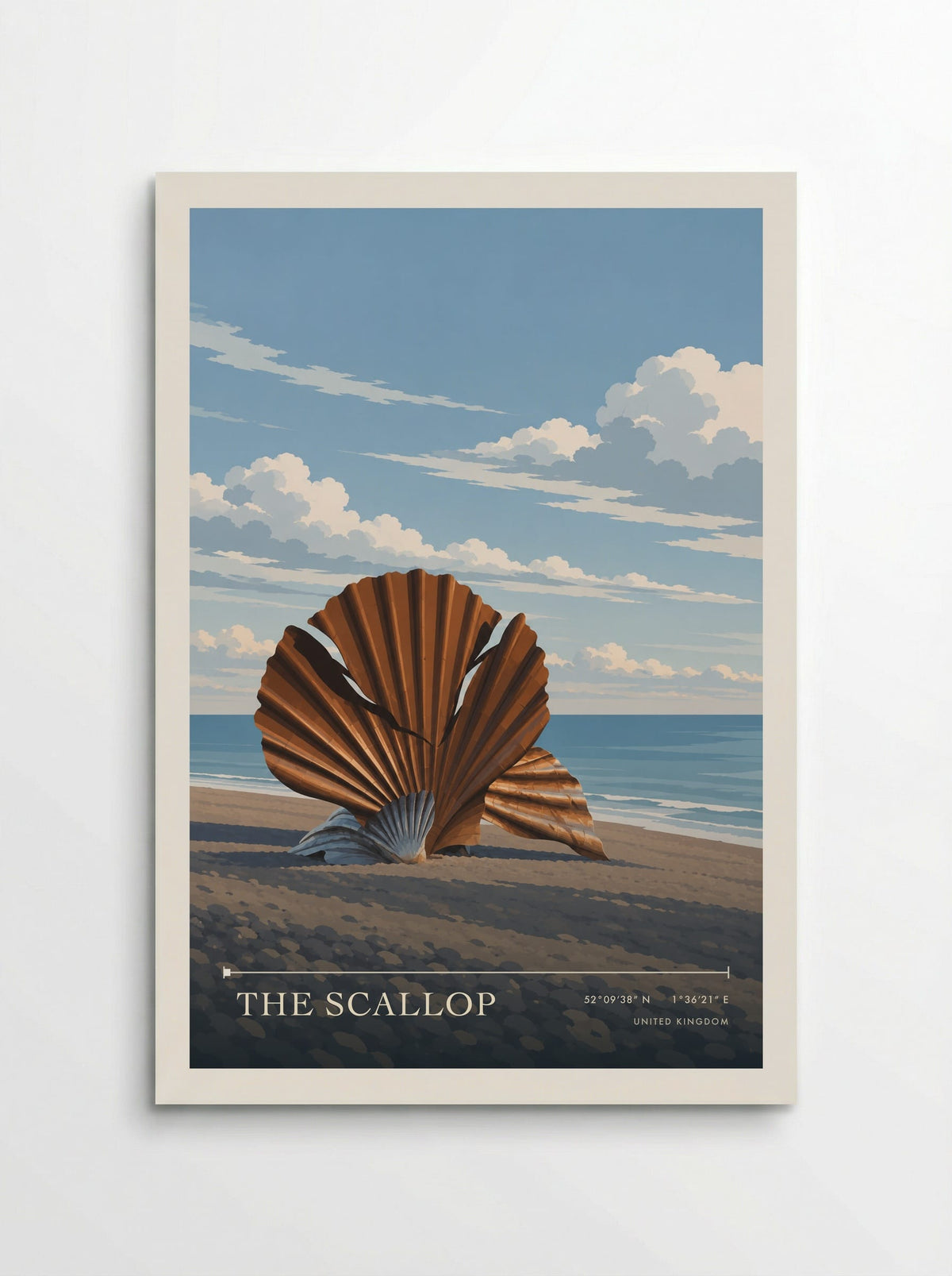 The Scallop | Travel Poster - Poster