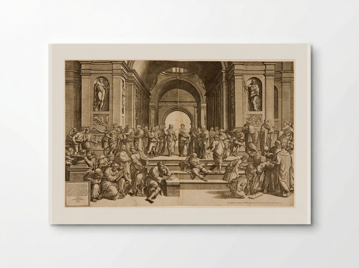 The School of Athens - Giorgio Ghisi - Poster