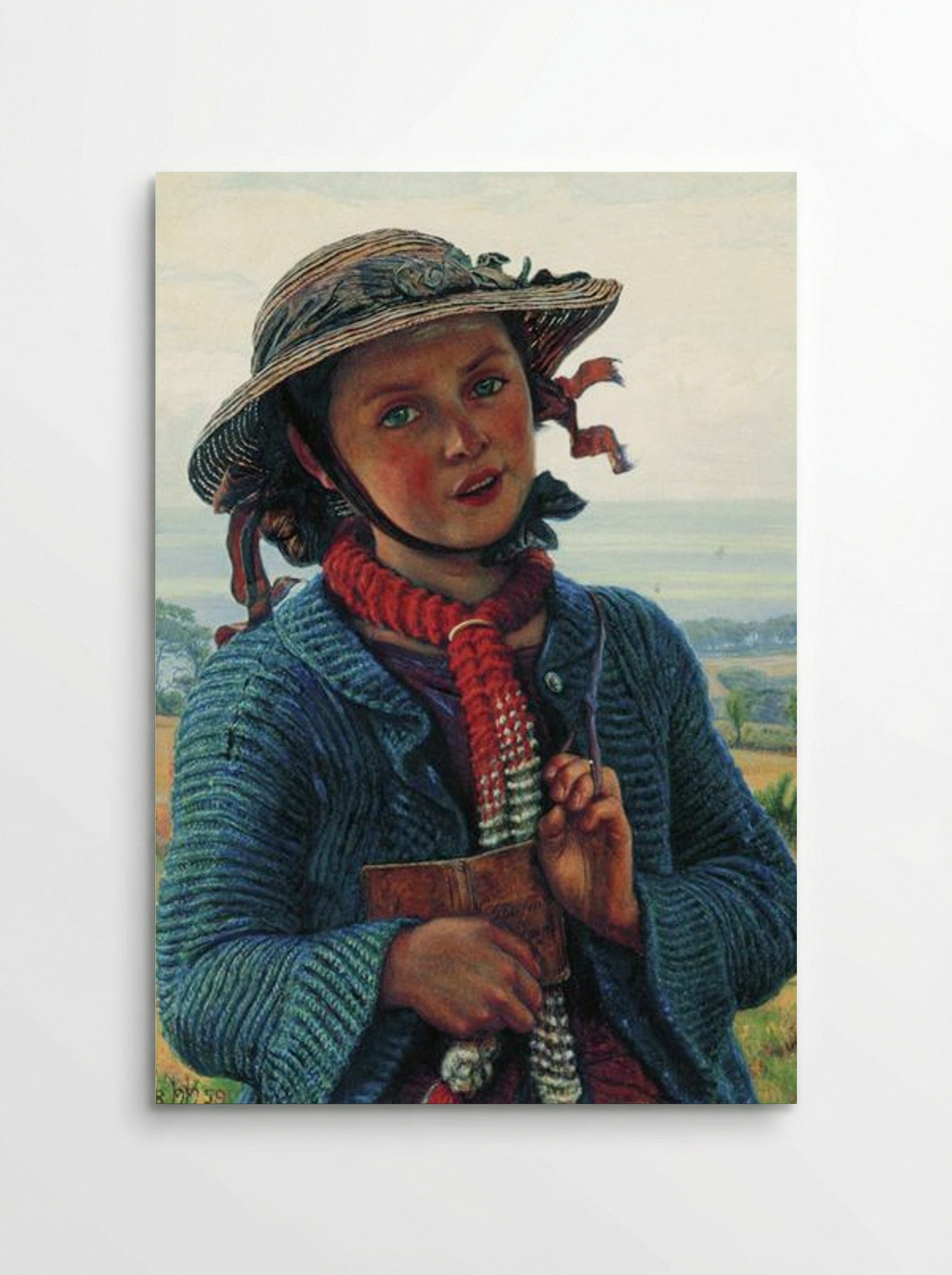 The Schoolgirl's Hymn - William Holman Hunt - Poster