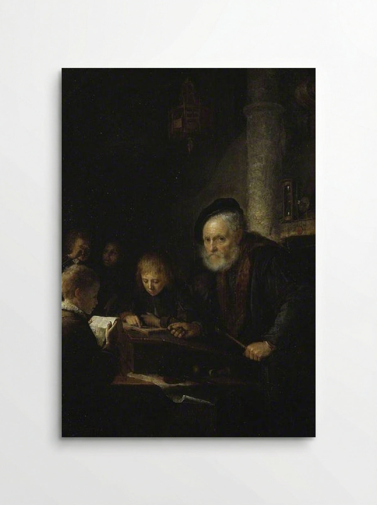 The Schoolmaster - Gerrit Dou - Poster