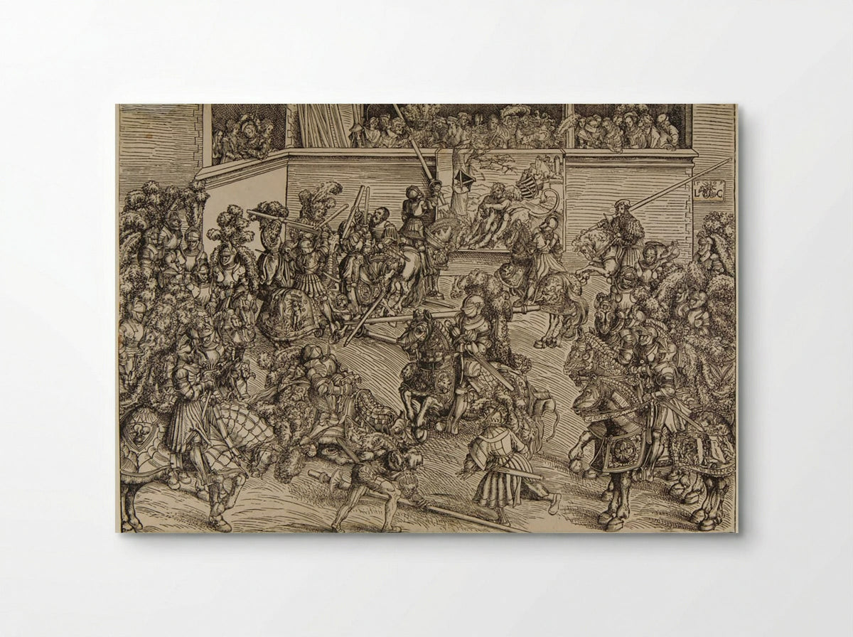 The Second Tournament - Lucas Cranach the Elder - Poster