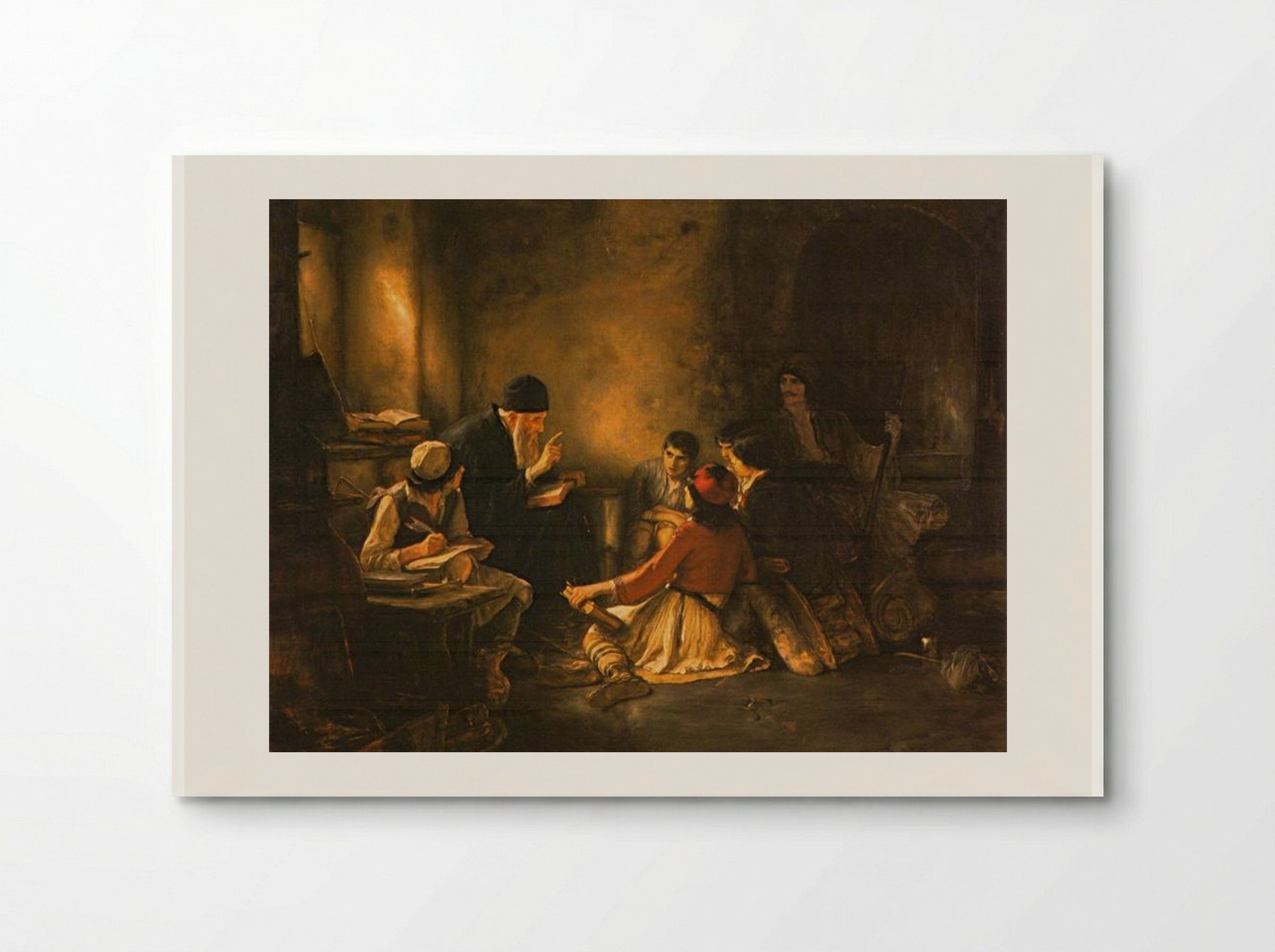 The Secret School - Nikolaos Gyzis - Poster
