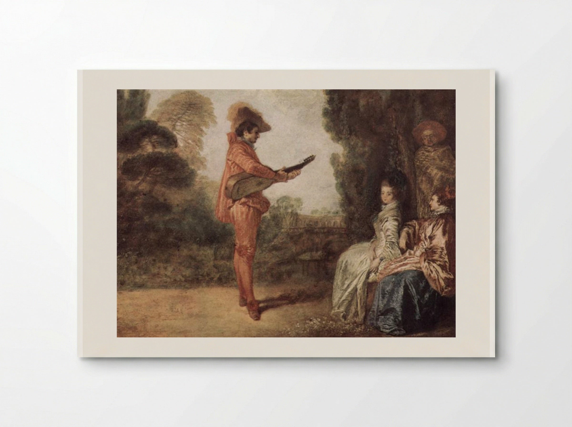 The Seducer - Antoine Watteau - Poster