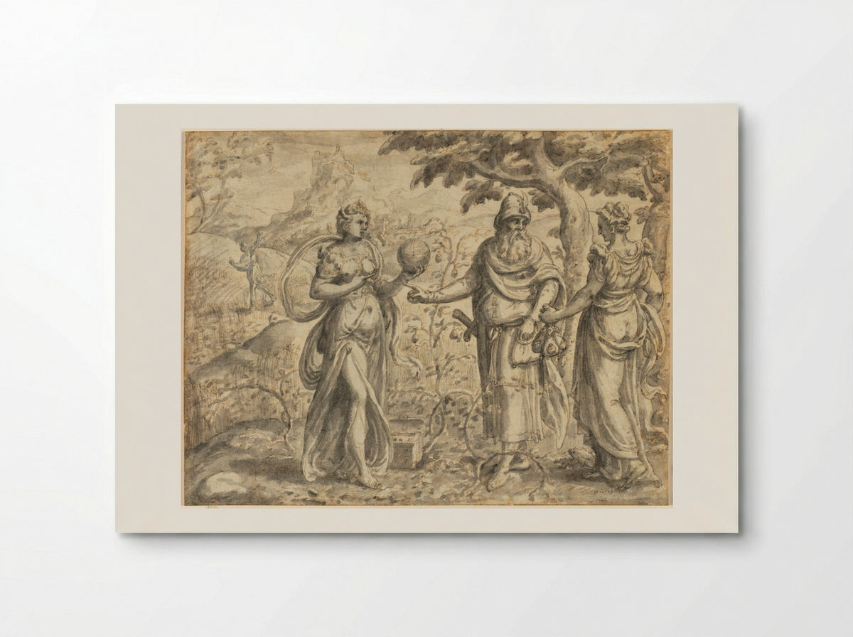 The Seed Received among the Thorns, from the Parable of the Sower - Gerard van Groeningen - Poster