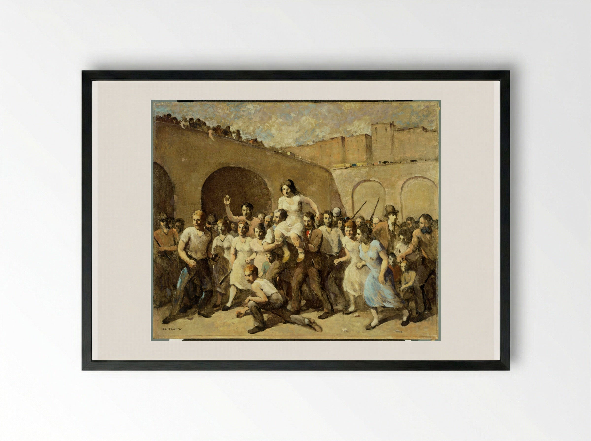 The Seed of Revolution - Robert Spencer - Framed Print Black
