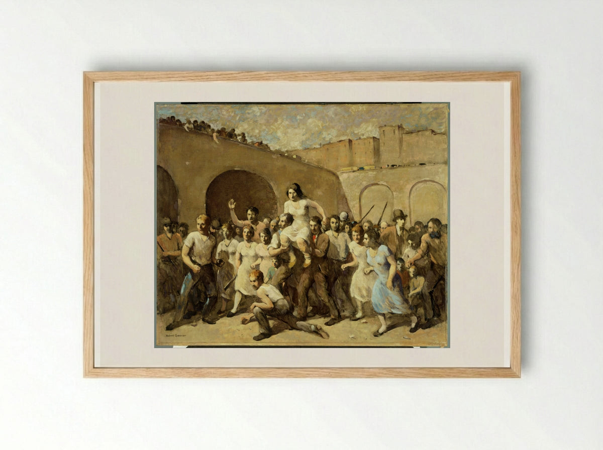 The Seed of Revolution - Robert Spencer - Framed Print Wood
