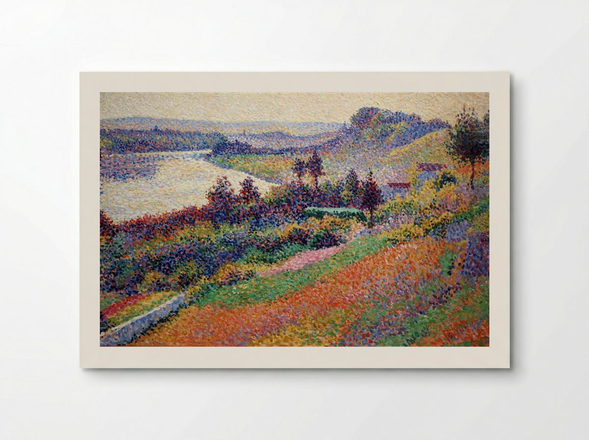The Seine At Herblay - Maximilien Luce - Poster