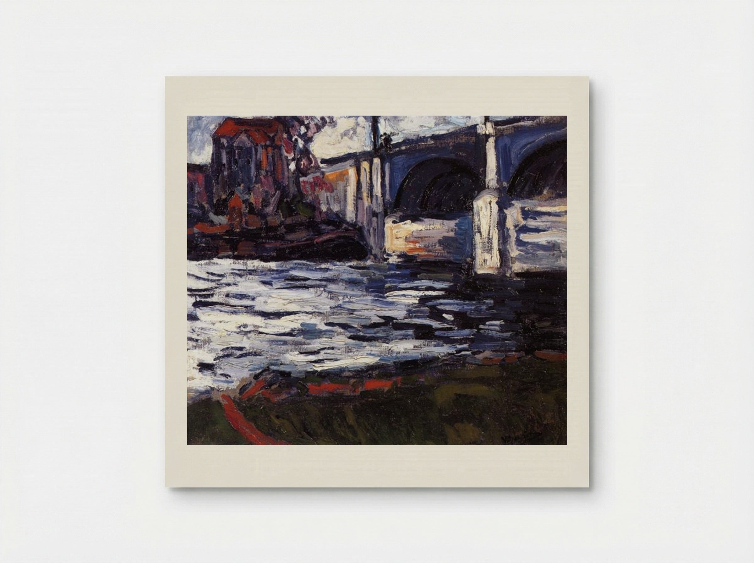 The Seine and the Chatou Bridge - Maurice de Vlaminck - Poster