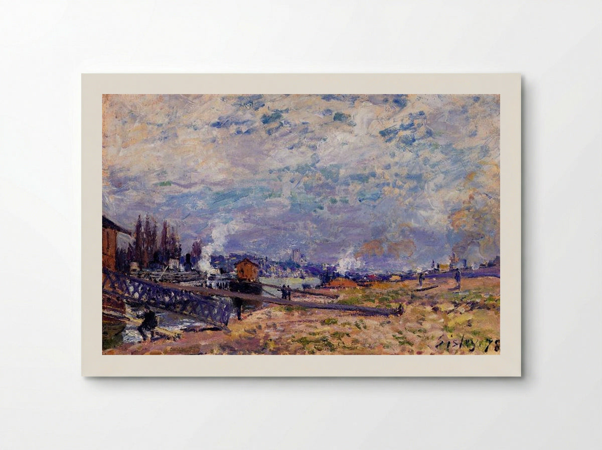 The Seine at Grenelle - Alfred Sisley - Poster