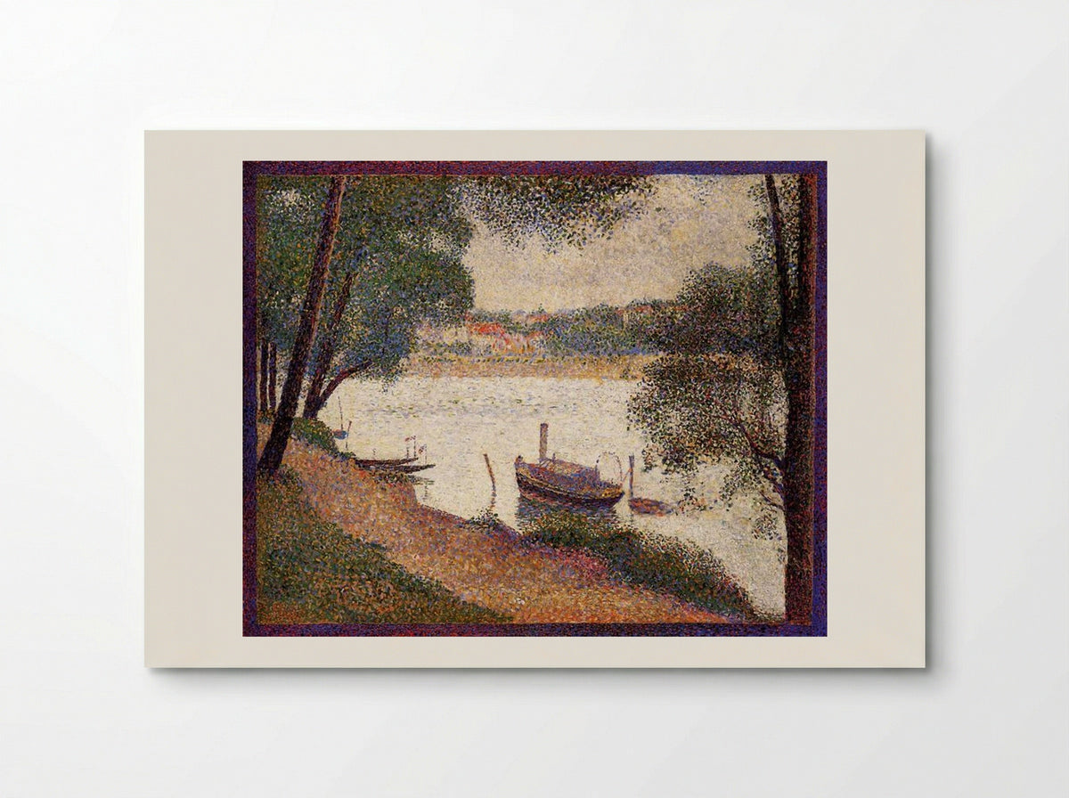 The Seine at La Grande Jatte in the Spring - Georges Seurat - Poster