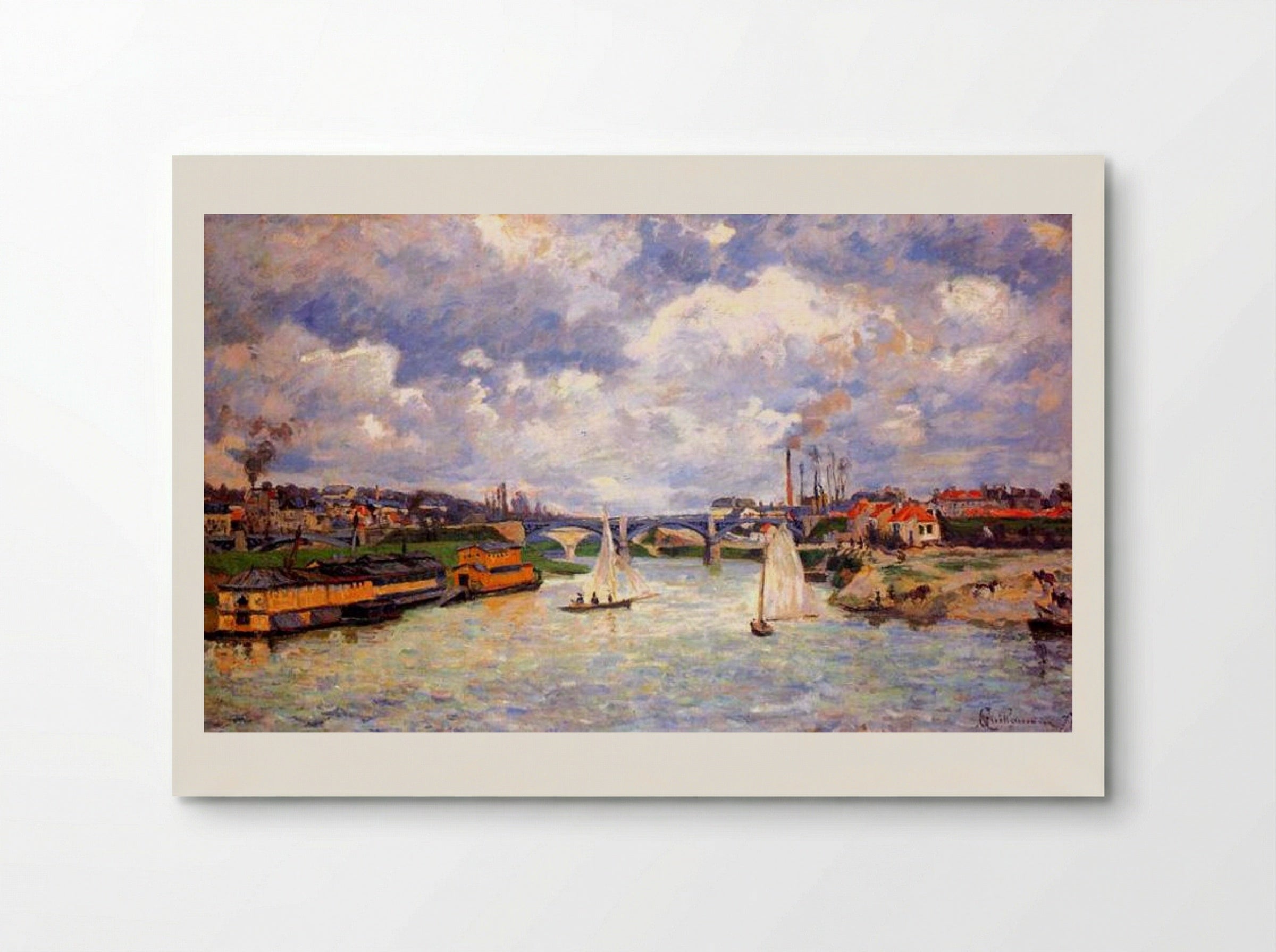 The Seine river at Charenton - Armand Guillaumin - Poster