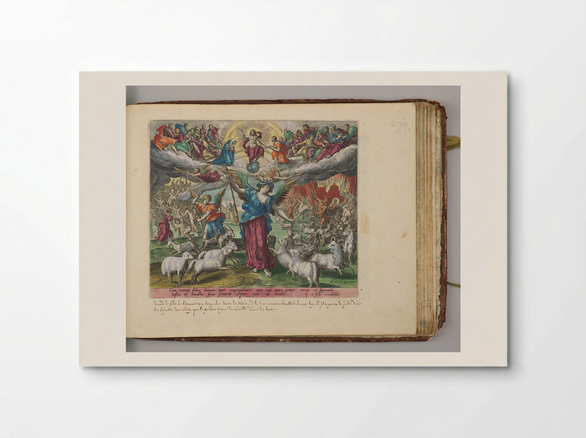 The Separation of the Sheep from the Goats - Adriaen Collaert - Poster
